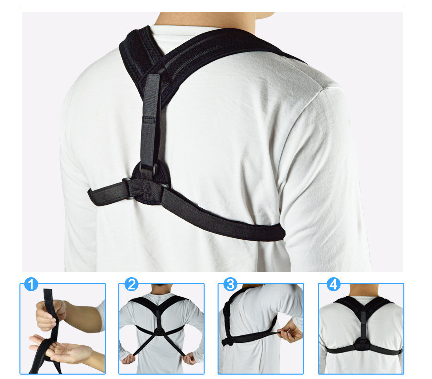 Medical Clavicle Posture Corrector Lower Back Correction Belt for Adult Children